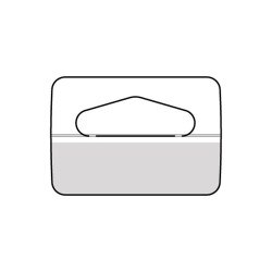 Hang Tab with TRIANGULAR HANG HOLE